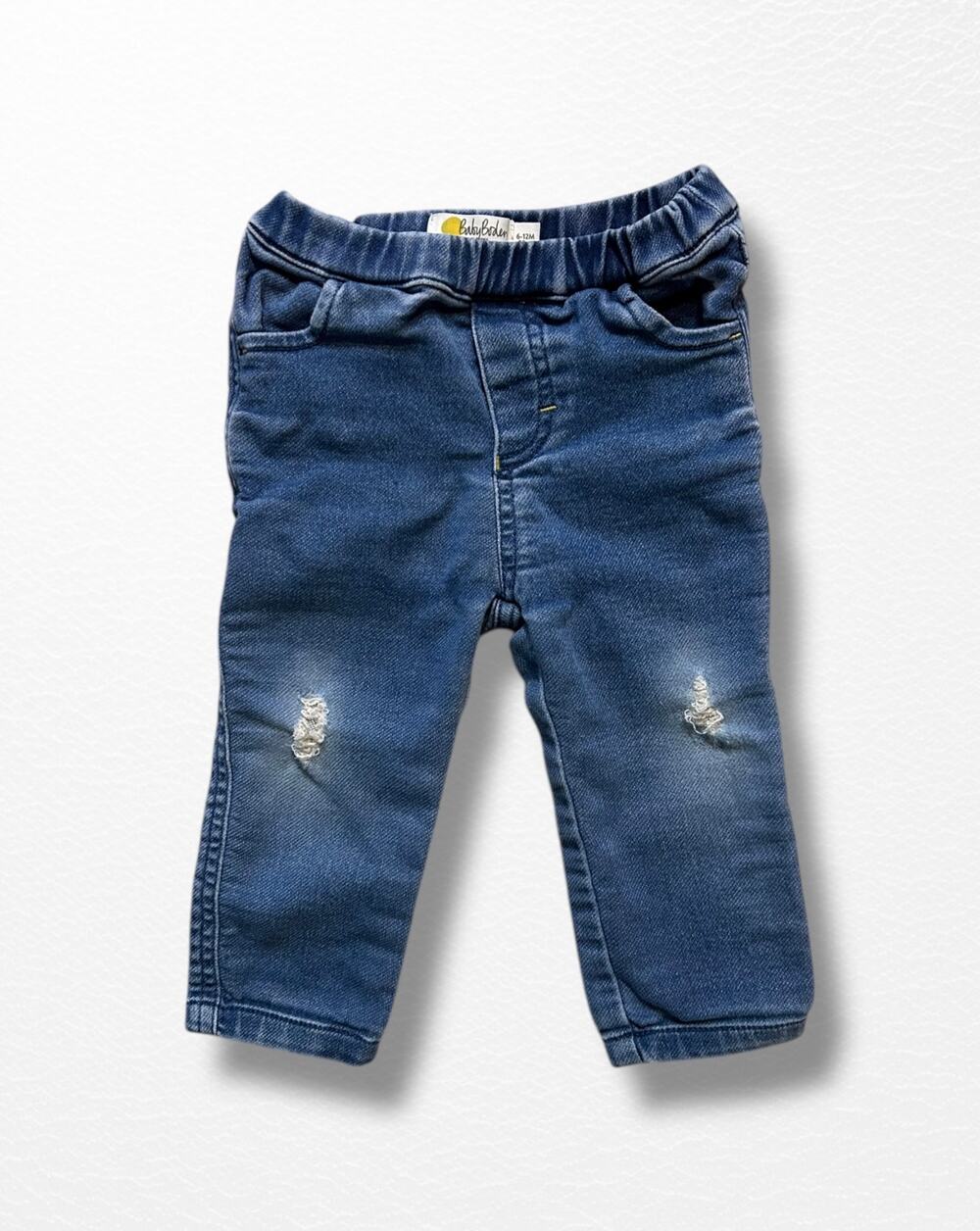 Baby Boden Distressed Jeggings, 6-12 Months